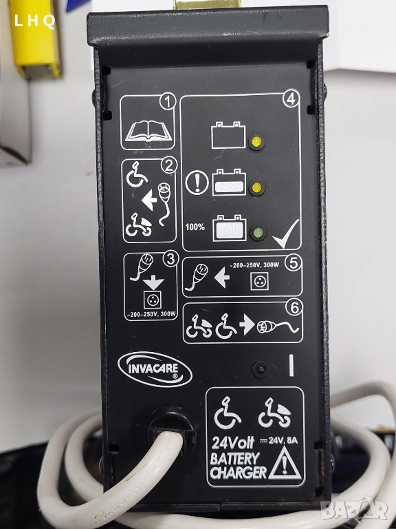 Зарядно устройство за инвалидна количка Invacare 24V 8A, снимка 1