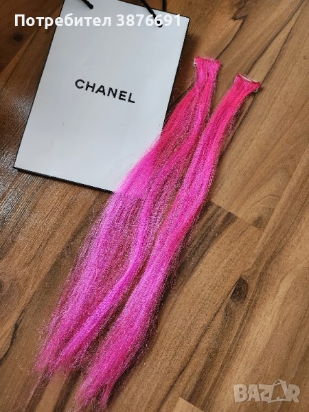 Розови кичури за коса , снимка 1