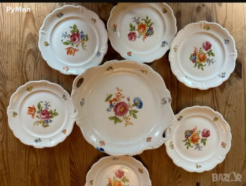 Порцеланов комплект за сервиране на сладкиши* Rosenthal Pompadour* Розентал, снимка 1