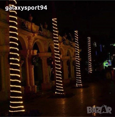 Топло бял Маркуч 20м, 40м, 50м, 60м, 100метра с Енергоспестяващи лампи, снимка 1