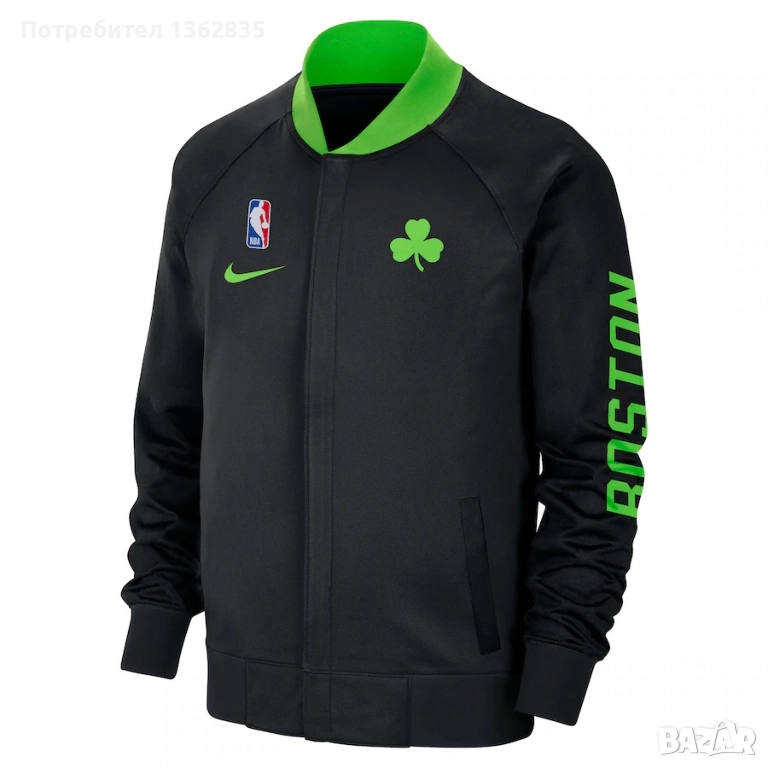 НОВО оригинално яке горнище Nike NBA BOSTON CELTICS размер L от САЩ, снимка 1