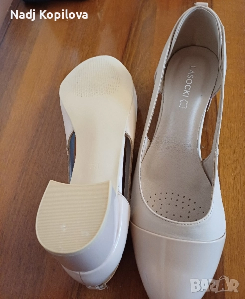 дамски обувки бежев, снимка 1