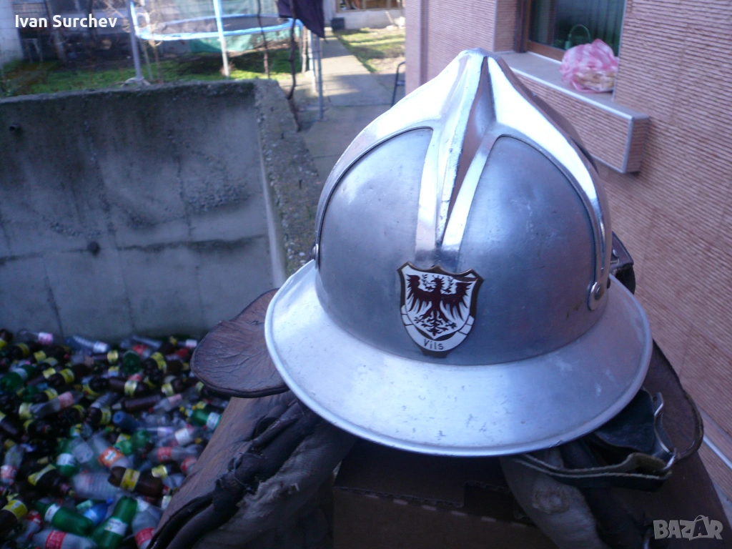 ПОЖИРНИКАРСКА КАСКА ОТ ПЕТДЕСТТЕ -АВСТРИЯ, снимка 1