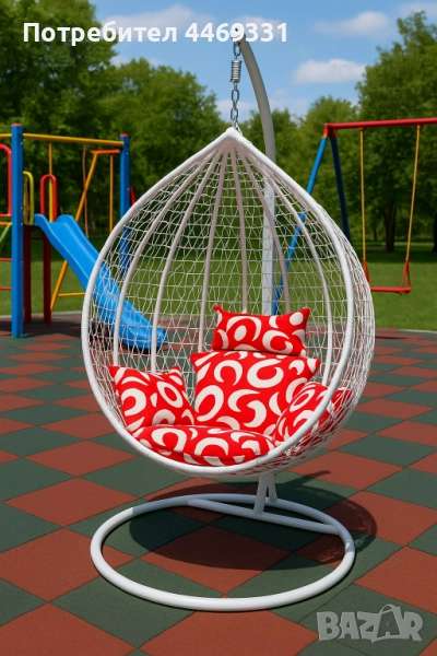 Градинска висяща люлка тип гнездо,яйце–Промоция! , снимка 1