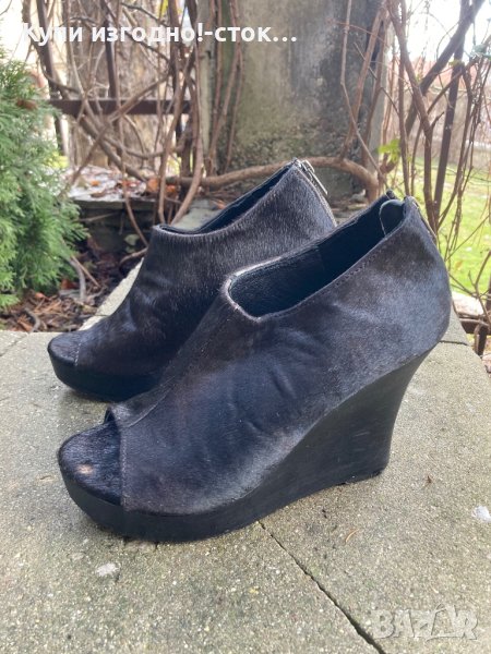 Дамски обувки - естествен косъм, снимка 1