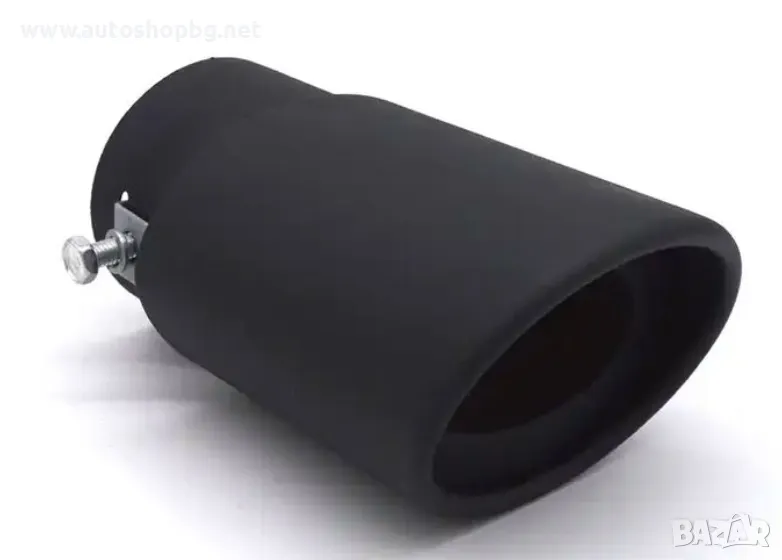 Накрайник за ауспух черен мат, снимка 1