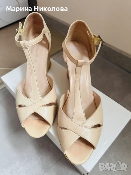 Aquamarine сандали от естествена кожа, снимка 1