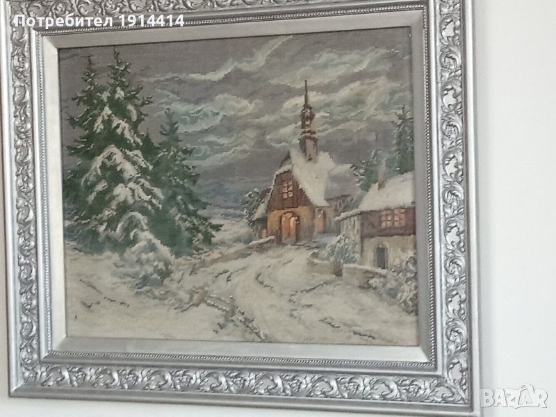 Гоблен "Зима параклис" Вилер, снимка 1