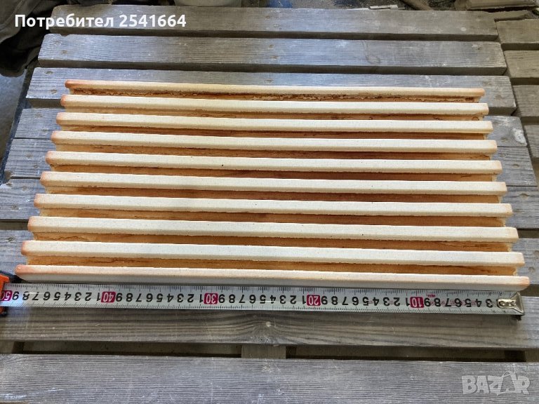 Керамична плоча, техническа керамика, високотемпературна плоча за полагане на кантал в нея, снимка 1