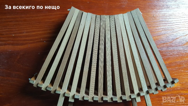 битов дървен салфетник, снимка 1