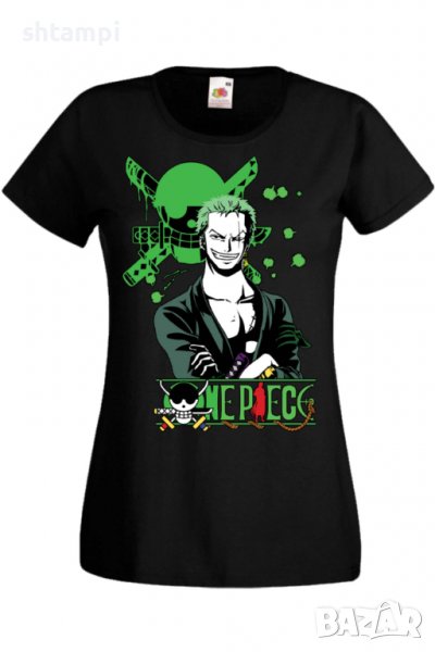 Дамска тениска One Piece Roronoa Zoro 03,Анимация,игра,Празник,Повод., снимка 1