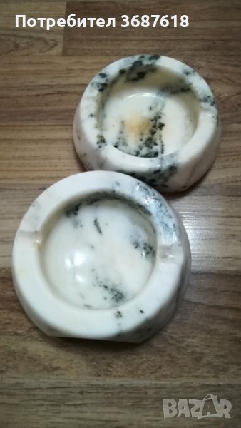 Мраморни пепелници 2 бр., снимка 1