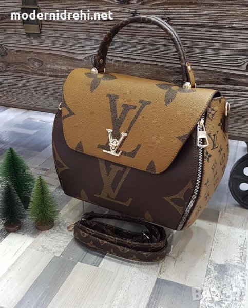 Дамска чанта кафява Louis Vuitton, снимка 1