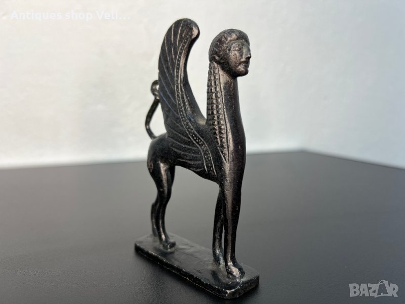 Бронзова фигура сфинкс №4761 , снимка 1