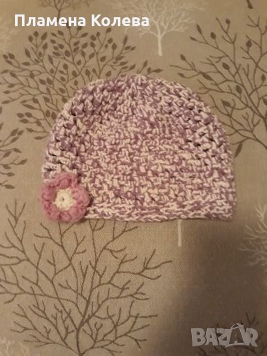 Плетена шапка, снимка 1