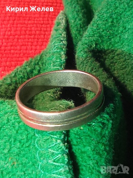 СТАР СТИЛЕН СРЕБЪРЕН ПРЪСТЕН ОКСИДИРАНО СРЕБРО 925 Тип ХАЛКА РЪЧНА ИЗРАБОТКА 40107, снимка 1