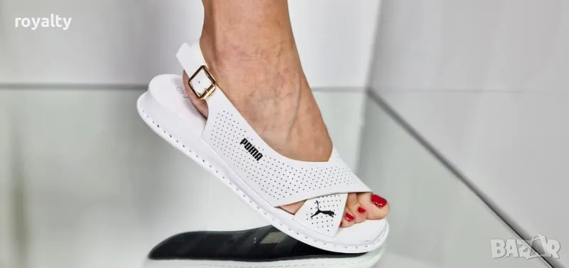 Puma бели дамски сандали , снимка 1