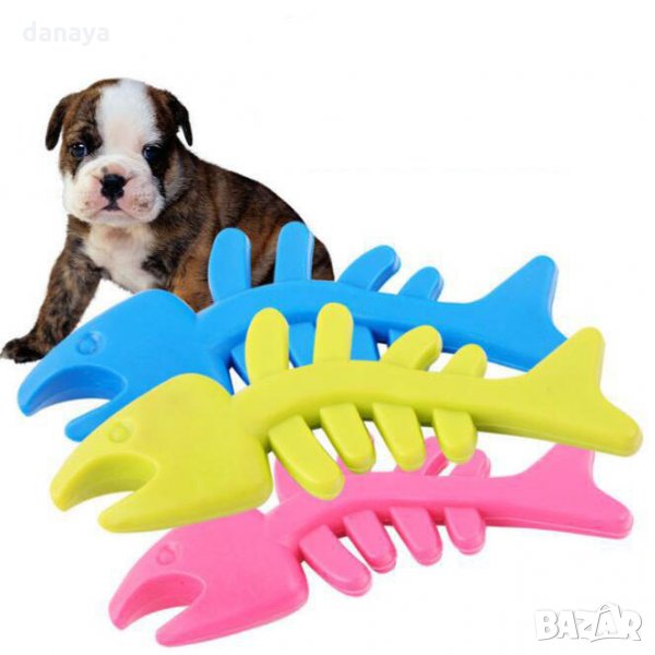 1154 Гумена играчка за куче риба кучешки играчки за дъвчене, снимка 1
