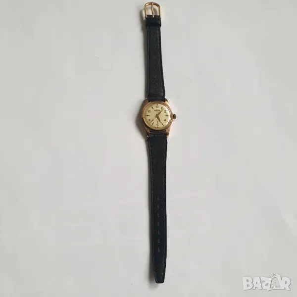 Старинен швейцарски дамски позлатен часовник " Delbana", снимка 1