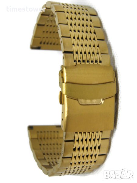 Стоманена верижка за часовник 22мм., снимка 1