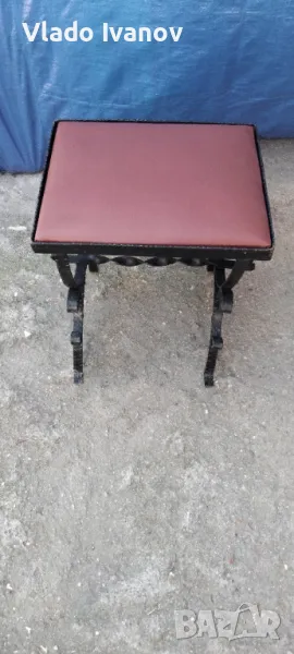 2 бр табуретки от ковано желязо., снимка 1