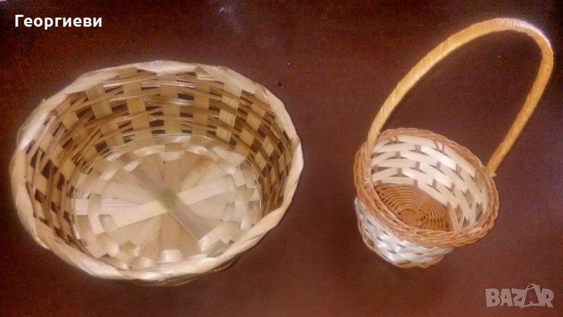 Кошнички, плетени, 2 бр.- 8 лева, снимка 1