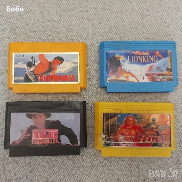 Стари Редки Дискети за Нинтендо Видеоигри 4бр., снимка 1