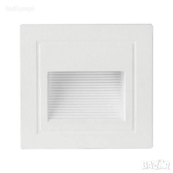 LED Осветление за стъпала 5W Топло Бяла Светлина 84x84x50, снимка 1