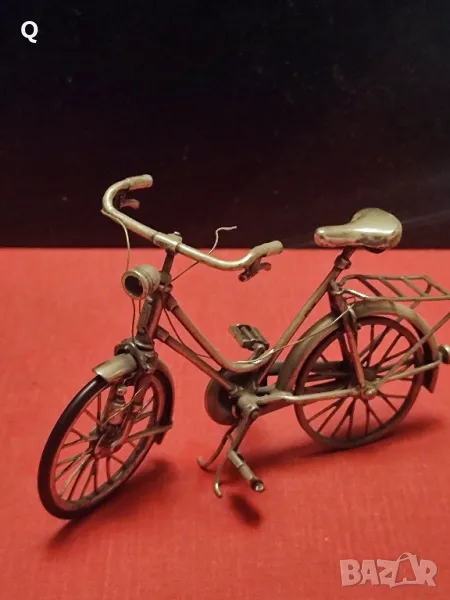 сребърна миниятура колело , снимка 1