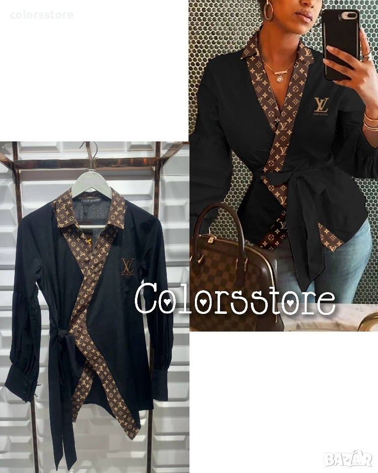 Черна риза Louis Vuitton/IM0051, снимка 1