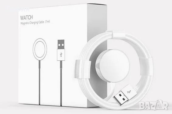Магнитно зарядно за часовник Apple Watch iWatch Series SE, 8, 7, 6, 5, 4, 3, 2, 1 НОВО!!!, снимка 1