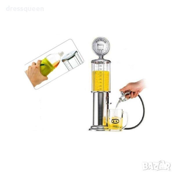 1115 Ретро бензинова колонка диспенсър за напитки , снимка 1