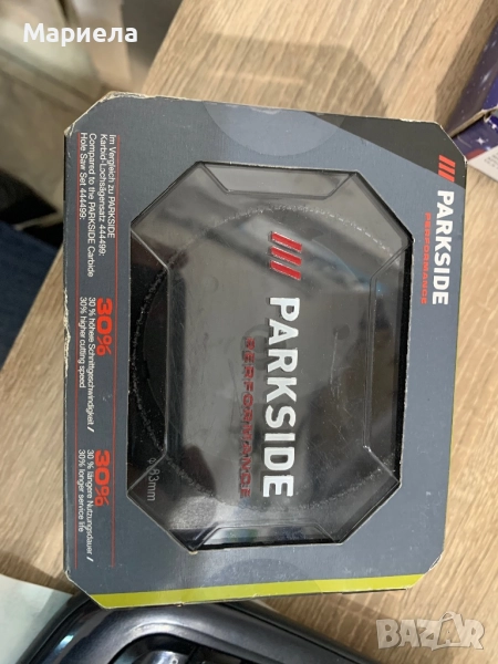 Диамантена боркорона за ъглошлайф с гнездо M14, PARKSIDE, За плочки, гранитогрес, мрамор, снимка 1