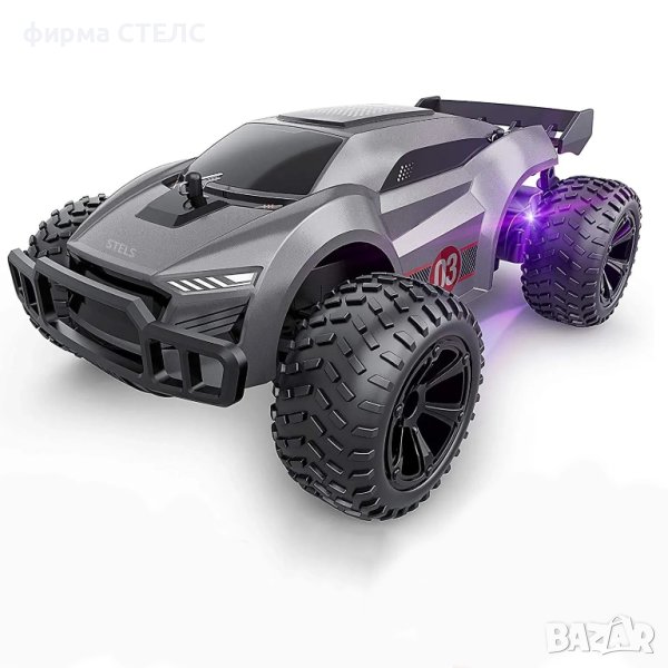 Кола с дистанционно управление STELS RS300, Батерия 3бр, Сив, снимка 1