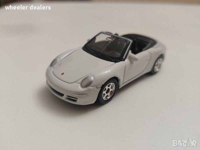 Метална количка Welly Porsche 911 Carrera S в мащаб 1:60, снимка 1