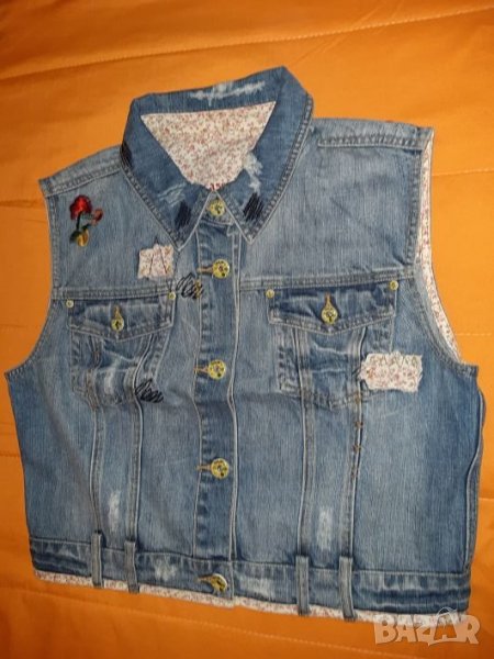 Дънков елек на Cassidi с подплата, снимка 1