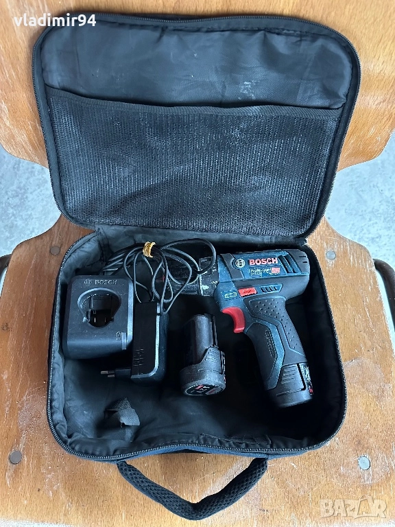 Bosch GSR 12V-15 винтоверт, снимка 1
