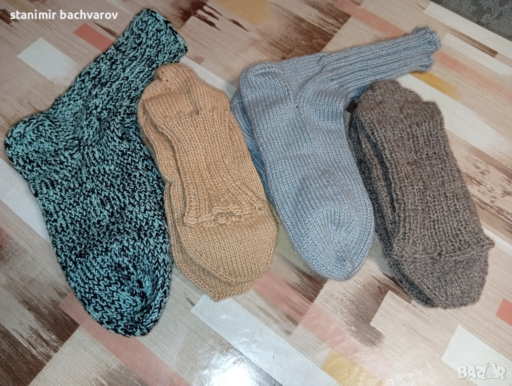 Мъжки плетени чорапи , снимка 1