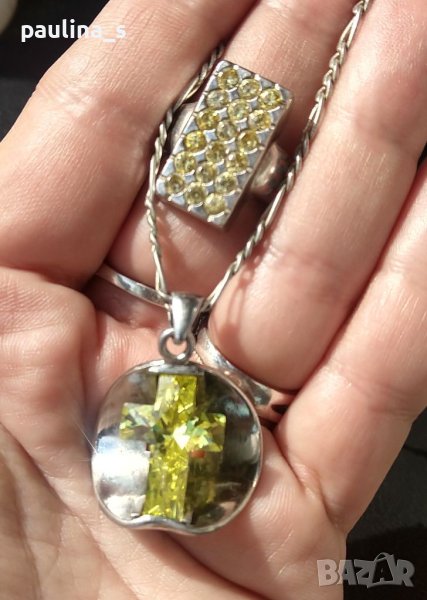 ВИНТИДЖ / Марков комплект от масивни сребърни бижута / проба 925 , снимка 1