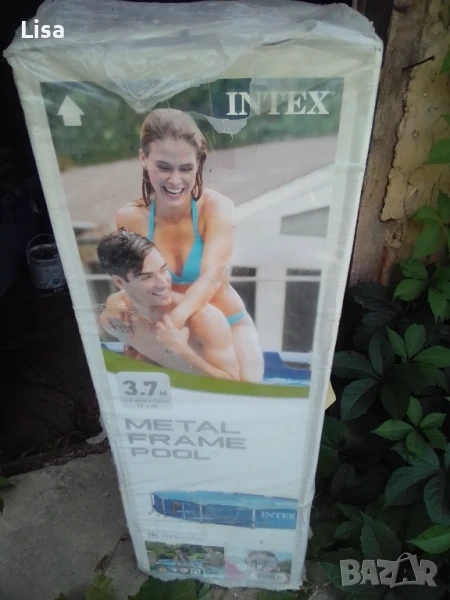 Голяма надземна плувна вана, 3,7 метра, снимка 1