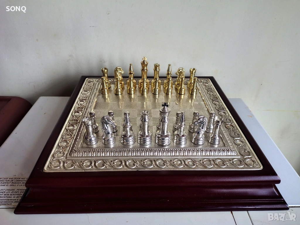 Уникален Луксозен Колекционерски Шах, снимка 1