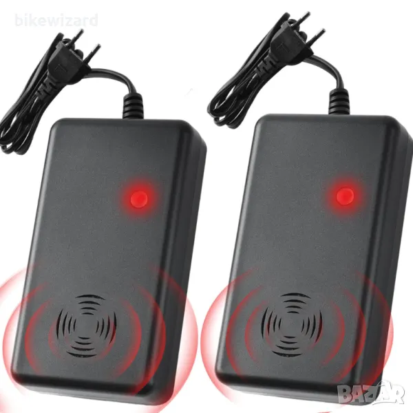 Warmfay комплект от два ултразвукови репеленти против вредители 50 m2 обхват НОВИ, снимка 1