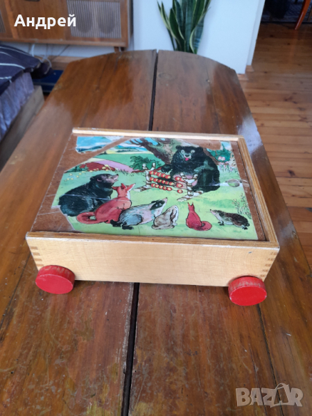 Стара детска игра с кубчета #11, снимка 1