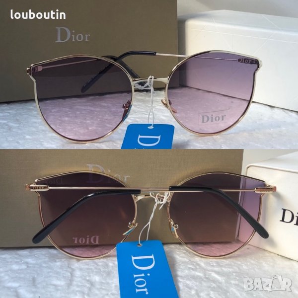 DIOR 2021 слънчеви очила тип котка UV 400 защита с лого, снимка 1