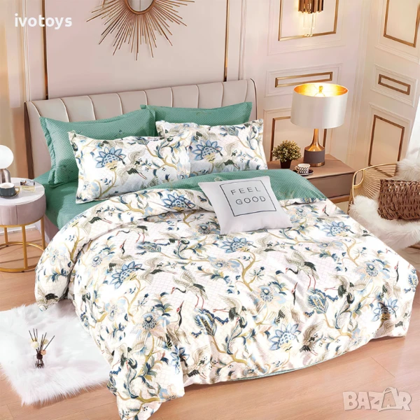 Двулицево спално бельо, 6 части - Модел WS16967, снимка 1