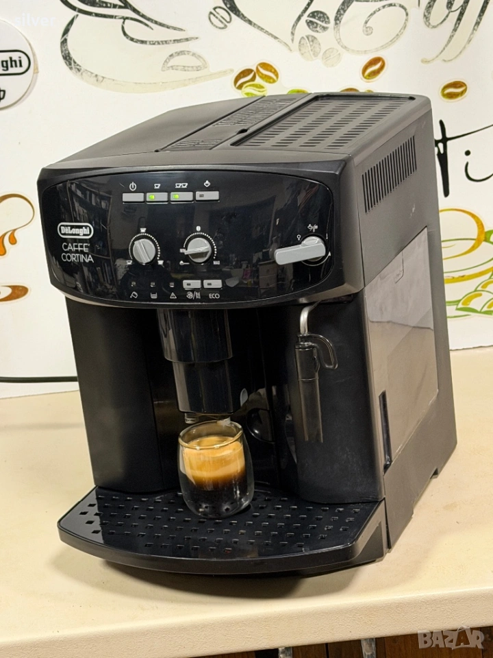 Кафемашина кафе автомат delonghi caffe cortina с гаранция, снимка 1