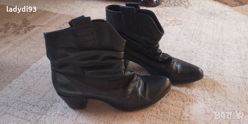 Дамски боти от естествена кожа Bianki, снимка 1