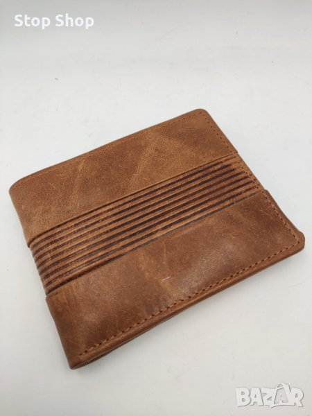 Кожен портфейл естествена кожа RFid protection , снимка 1