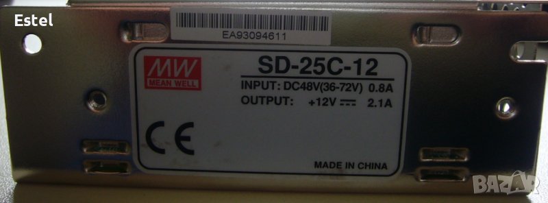 DC/DC конвертор Meanwell SD-25C-12, снимка 1