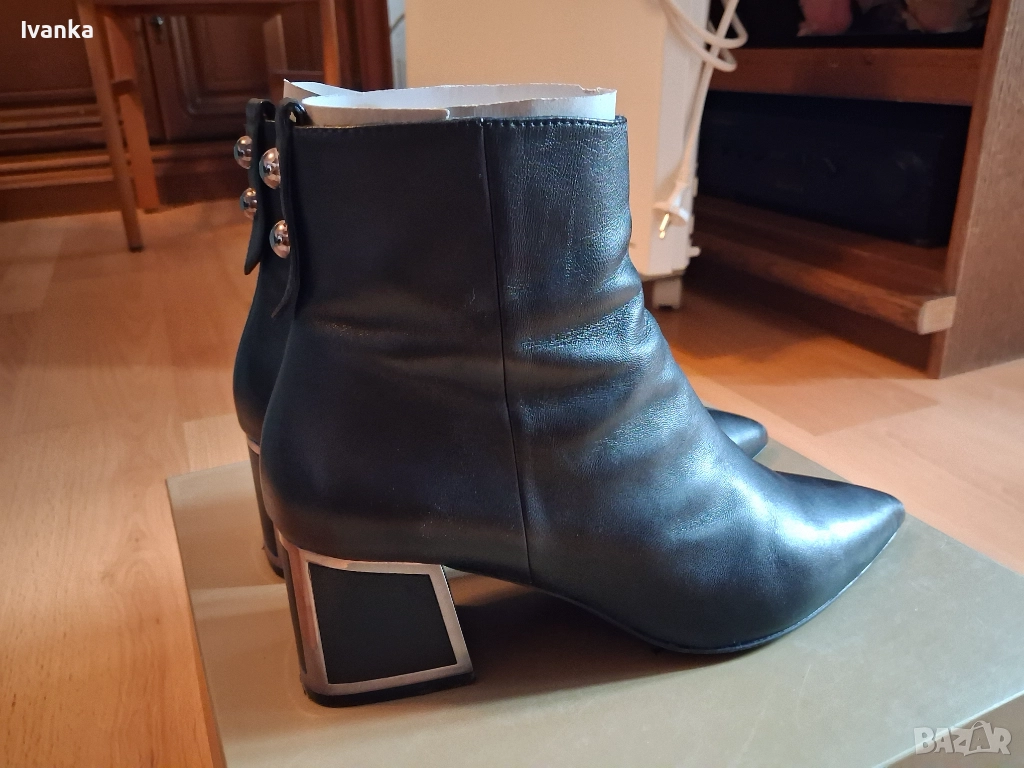 Дамски боти естествена кожа , снимка 1